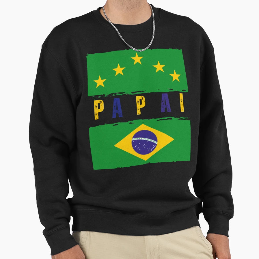 Papai Brasil Sweatshirt - Graphic Print Men Women - T-Shirt, Sweatshirt, Hoodie