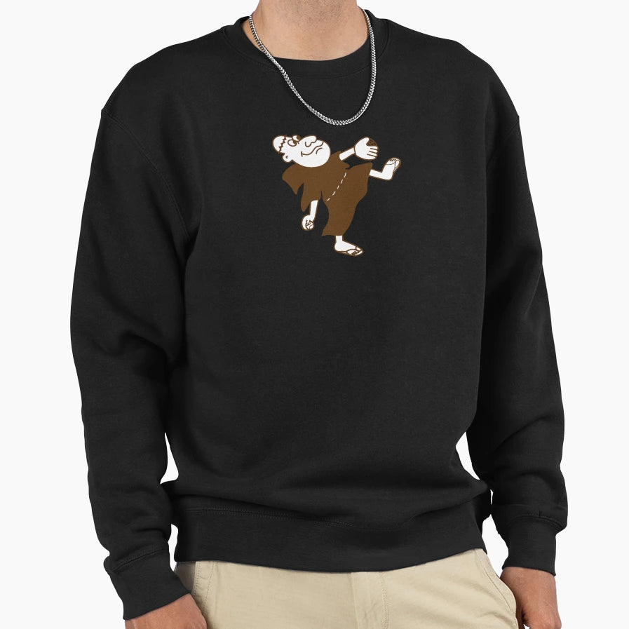 Pitching Friar Sweatshirt - Streetwear Style Unisex - T-Shirt, Sweatshirt, Hoodie