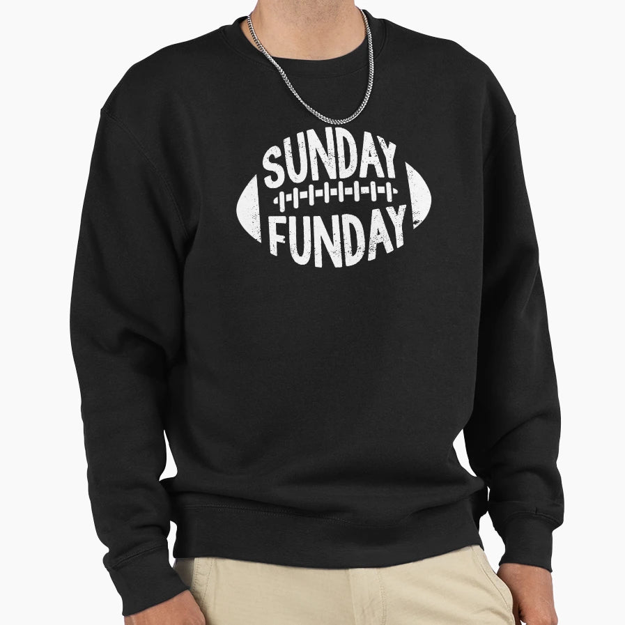 Sunday Funday Sweatshirt - Graphic Print Men Women - T-Shirt, Sweatshirt, Hoodie