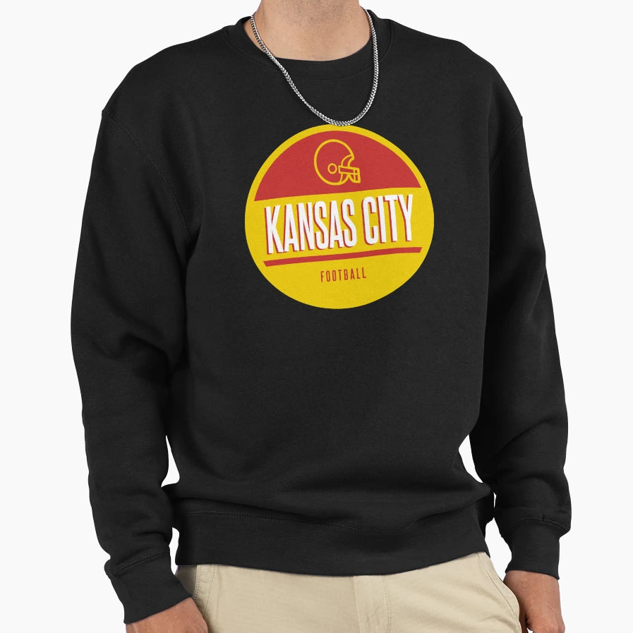 Kansas City Football Sweatshirt - Casual Everyday Wear Unisex - T-Shirt, Sweatshirt, Hoodie