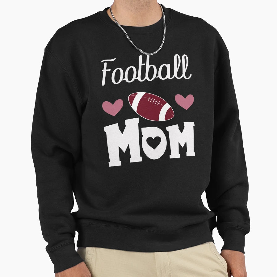 Funny Rugby Mom Gift Football Mom Sweatshirt - Aesthetic Graphic Unisex - T-Shirt, Sweatshirt, Hoodie