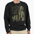 Mens Best Uncle Ever Veteran Uncle Sweatshirt - Aesthetic Graphic Unisex - T-Shirt, Sweatshirt, Hoodie