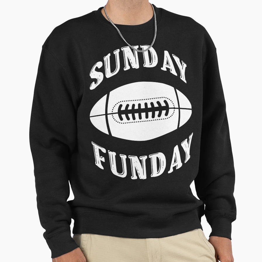 Sunday Funday Sweatshirt - Fun Novelty Design Unisex - T-Shirt, Sweatshirt, Hoodie
