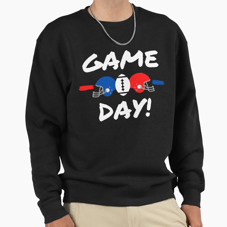 Game Day Football Season Ready Sweatshirt - Aesthetic Graphic for Adults - T-Shirt, Sweatshirt, Hoodie