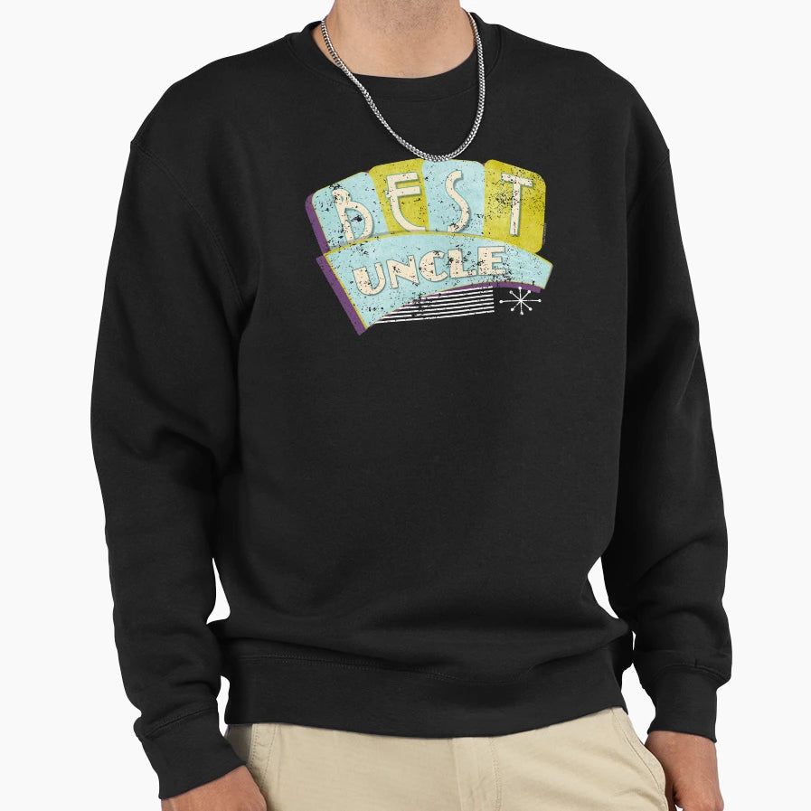 50S Best Uncle 50S Sweatshirt - Minimalist Print Unisex - T-Shirt, Sweatshirt, Hoodie