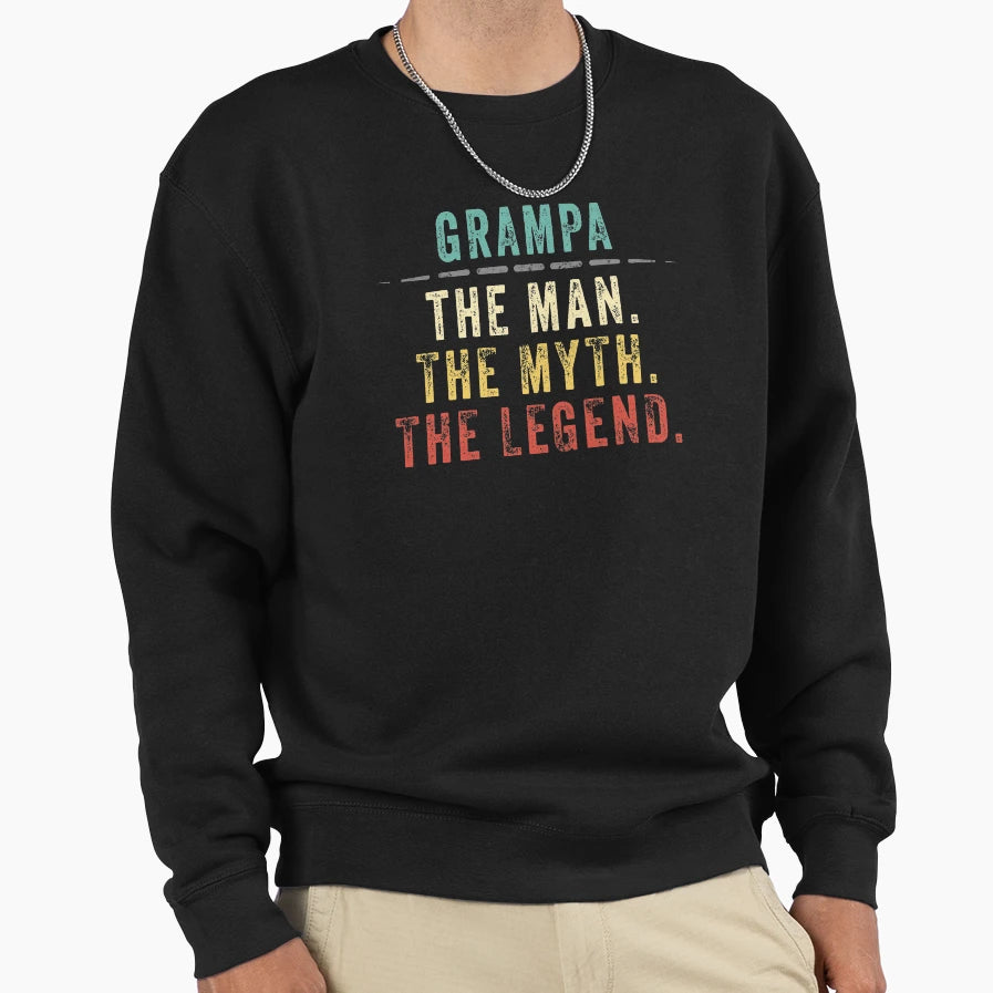 Myth Legend Sweatshirt - Casual Everyday Wear for Adults - T-Shirt, Sweatshirt, Hoodie
