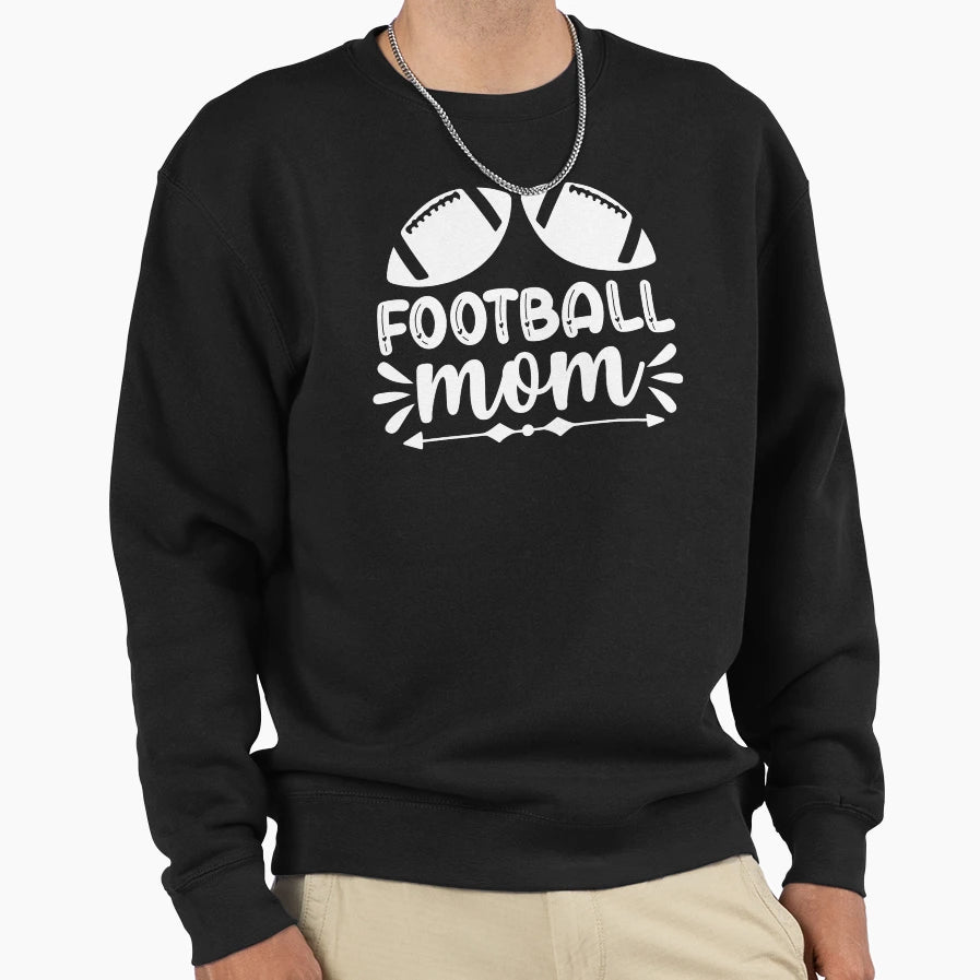 Football Mama Baller Team Sports Sweatshirt - Aesthetic Graphic Men Women - T-Shirt, Sweatshirt, Hoodie