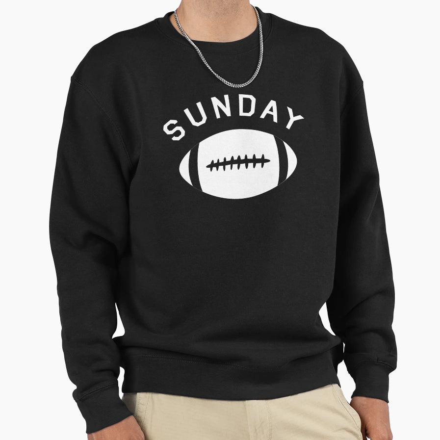 Sunday Football Sweatshirt - Minimalist Print Unisex - T-Shirt, Sweatshirt, Hoodie