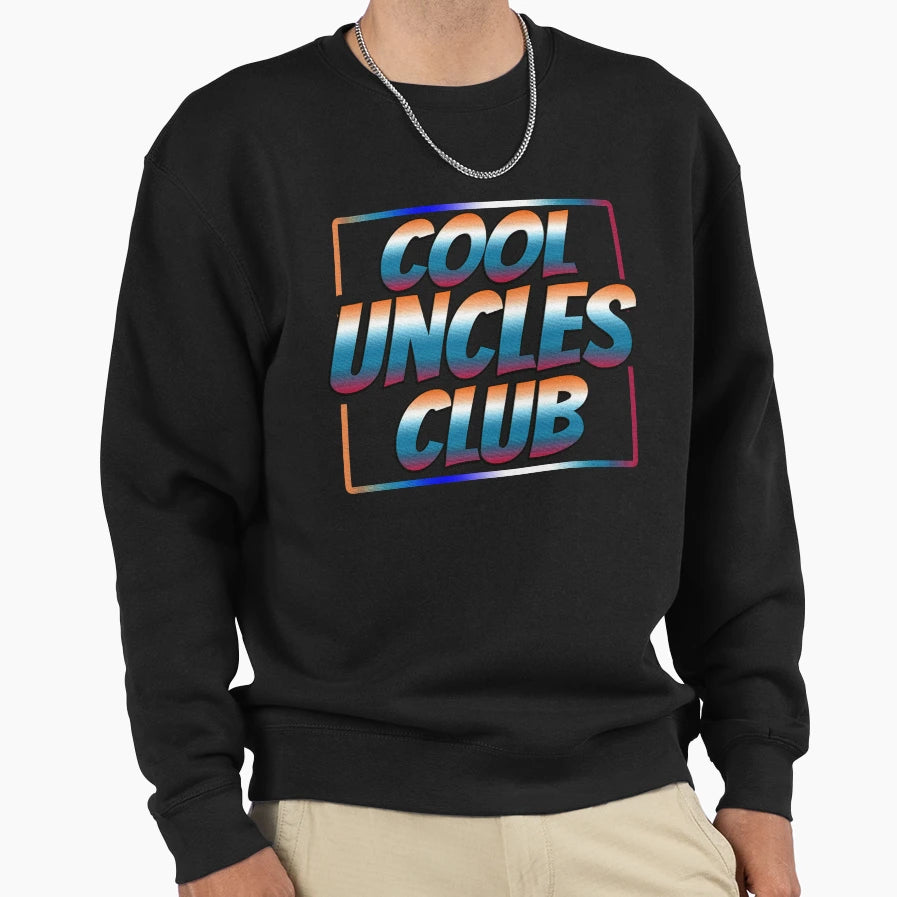 Uncles Club Sweatshirt - Minimalist Print Unisex - T-Shirt, Sweatshirt, Hoodie