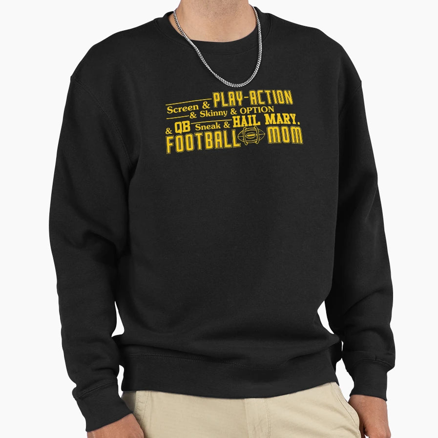 Screen Play Action Skinny Option Sweatshirt - Minimalist Print for Adults - T-Shirt, Sweatshirt, Hoodie