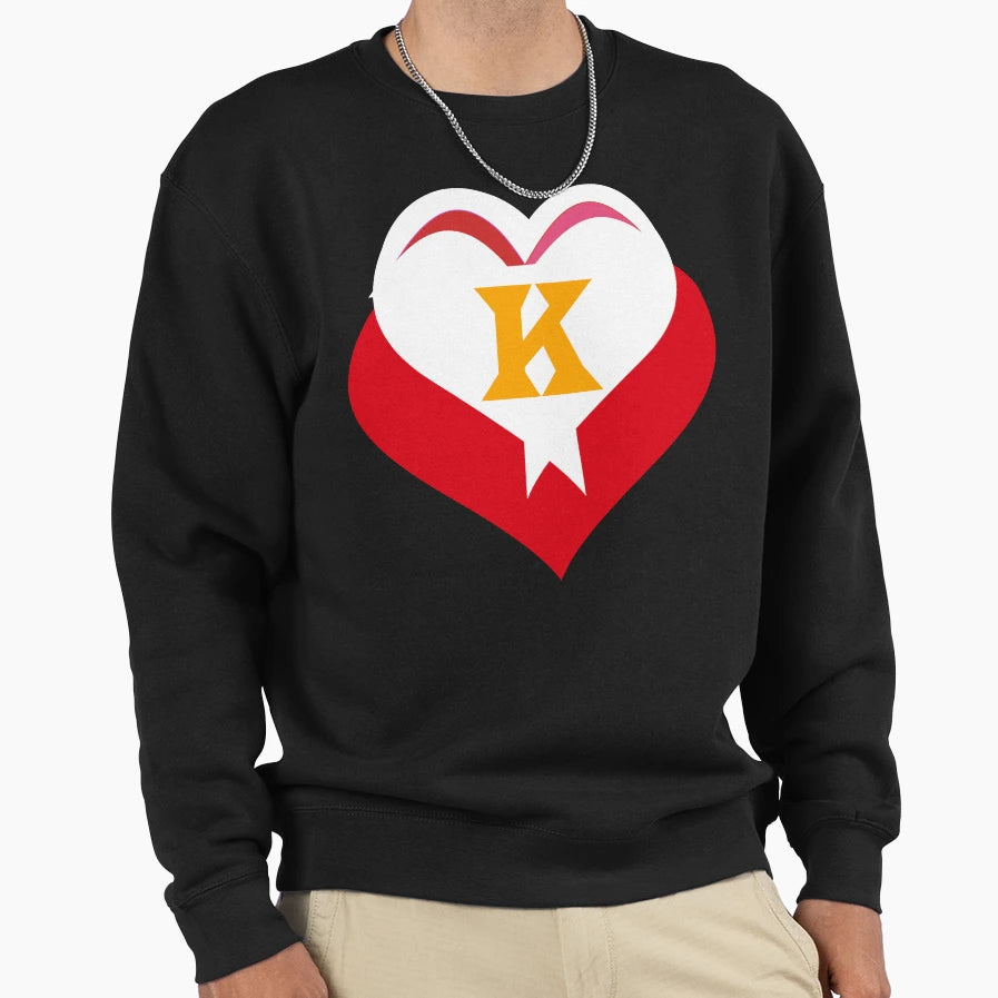 Letter K Sweatshirt - Aesthetic Graphic for Adults - T-Shirt, Sweatshirt, Hoodie