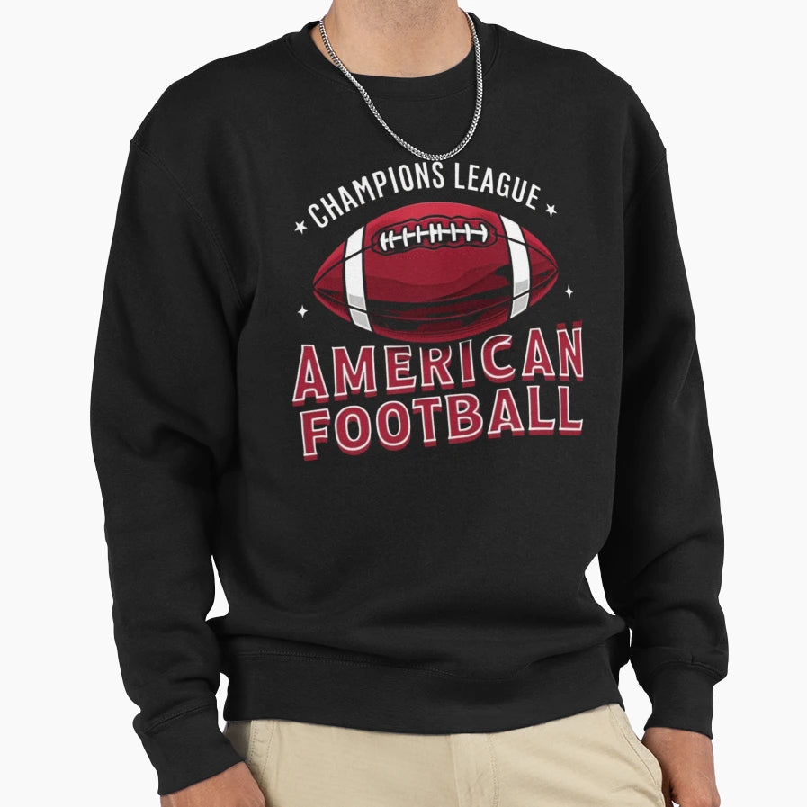 American Football Spirit Sweatshirt - Fun Novelty Design Men Women - T-Shirt, Sweatshirt, Hoodie