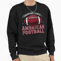 American Football Spirit Sweatshirt - Fun Novelty Design Men Women - T-Shirt, Sweatshirt, Hoodie