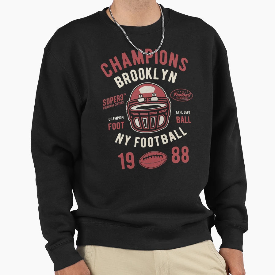 Football Champion Sweatshirt - Unique Graphic Unisex - T-Shirt, Sweatshirt, Hoodie
