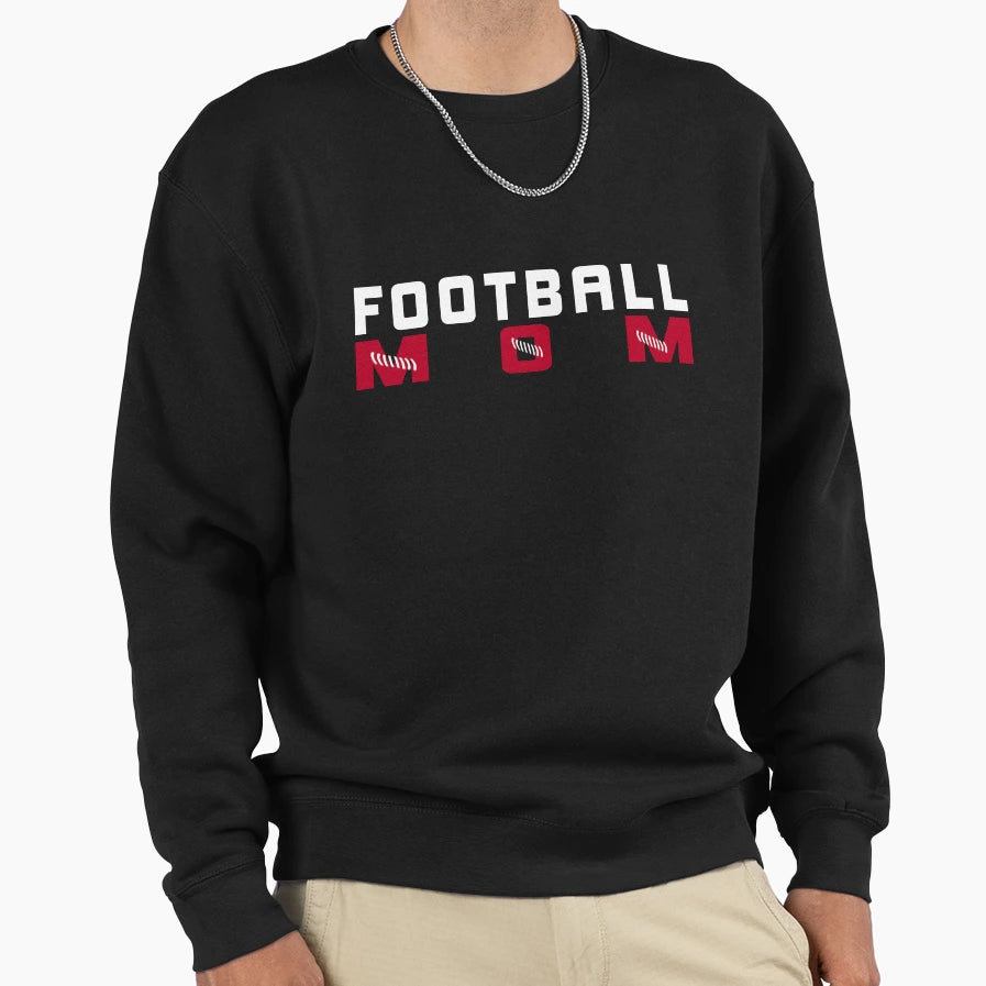 Football Mom Mom Life Football Sweatshirt - Aesthetic Graphic for Adults - T-Shirt, Sweatshirt, Hoodie