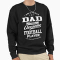 Proud Daddy Soccer Player Sweatshirt - Custom Art Print Unisex - T-Shirt, Sweatshirt, Hoodie