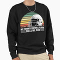 Football Player Dad Gift Sweatshirt - Unique Graphic Unisex - T-Shirt, Sweatshirt, Hoodie