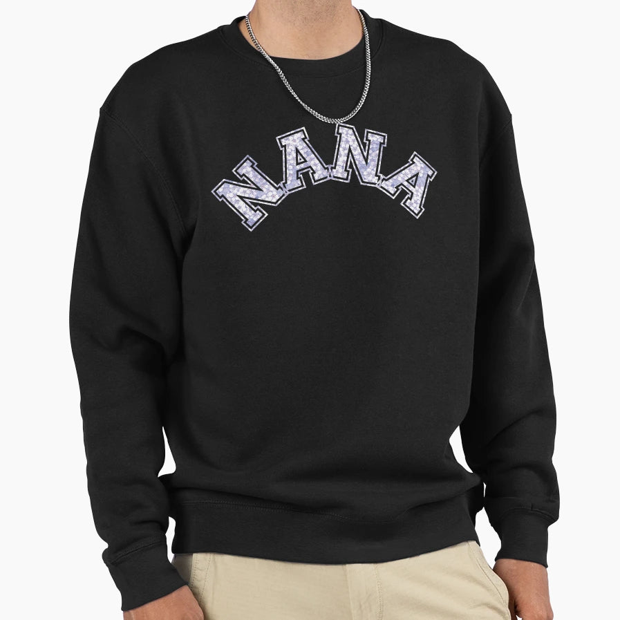 Nana Varsity Family Sweatshirt - Trendy Graphic Men Women - T-Shirt, Sweatshirt, Hoodie