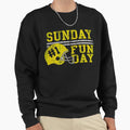 Sunday Funday Football Helmet Sweatshirt - Novelty Apparel for Adults - T-Shirt, Sweatshirt, Hoodie