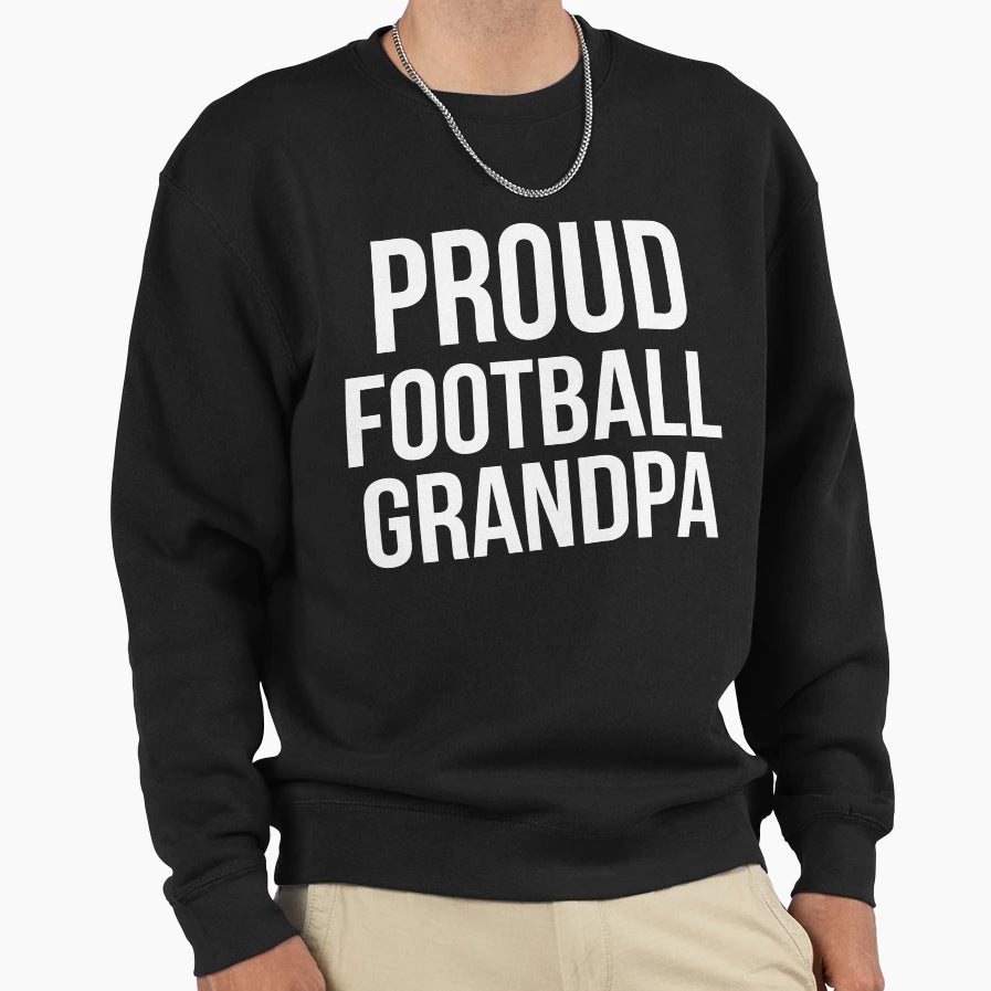 Football Grandpa Proud Football Grandpa T-Shirt - Trendy Graphic Men Women - T-Shirt, Sweatshirt, Hoodie