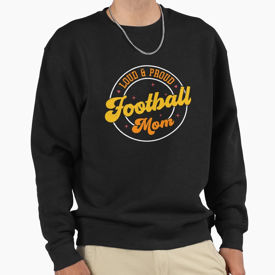 Football Mom T-Shirt - Unique Graphic Men Women - T-Shirt, Sweatshirt, Hoodie