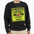 Football Mom Sweatshirt - Aesthetic Graphic Men Women - T-Shirt, Sweatshirt, Hoodie