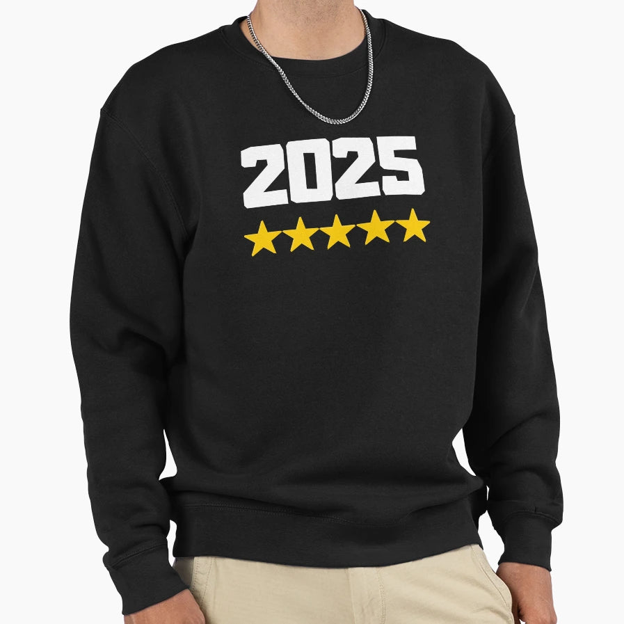 2025 Five Star Year T-Shirt - Unique Graphic Unisex - T-Shirt, Sweatshirt, Hoodie