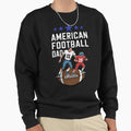 American Football Dad Sweatshirt - Custom Art Print Men Women - T-Shirt, Sweatshirt, Hoodie