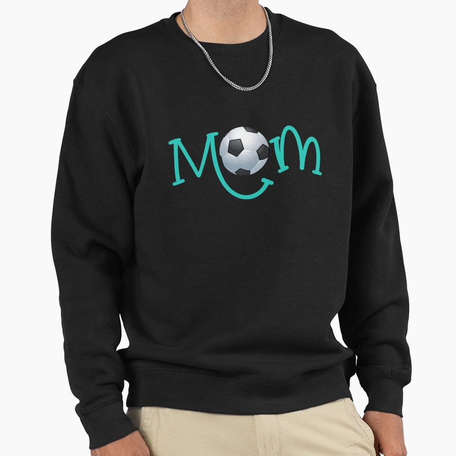 Soccer Mom Soccer Gift Mother Sweatshirt - Aesthetic Graphic Men Women - T-Shirt, Sweatshirt, Hoodie