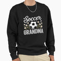 Soccer Grandma Leopard Pattern Sweatshirt - Streetwear Style for Adults - T-Shirt, Sweatshirt, Hoodie