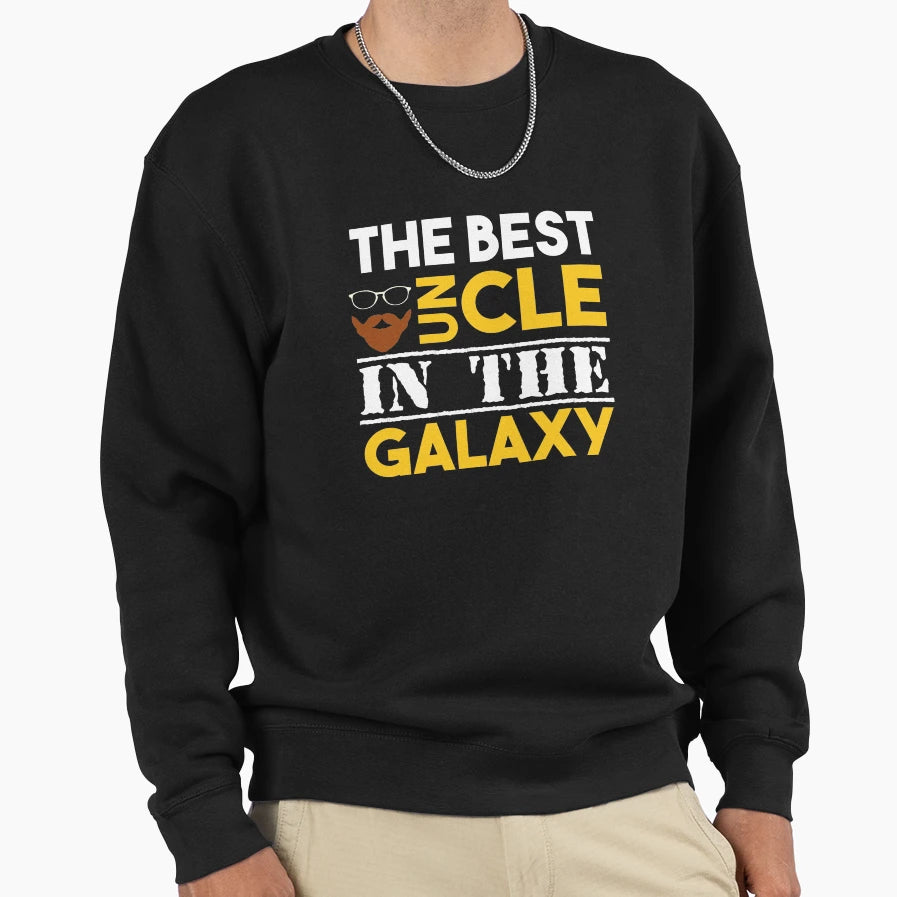 Best Uncle Galaxy Sweatshirt - Custom Art Print Unisex - T-Shirt, Sweatshirt, Hoodie