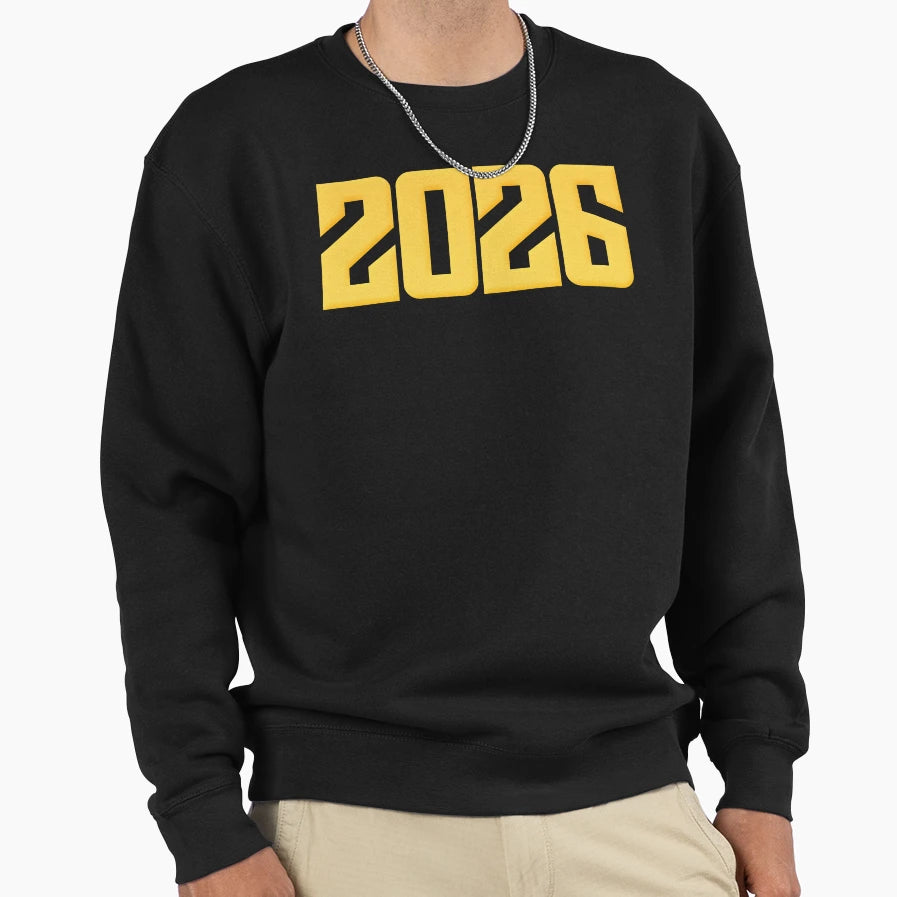 2026 Epic Yellow Sweatshirt - Minimalist Print Unisex - T-Shirt, Sweatshirt, Hoodie