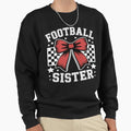 Coquette Bow American Football Sweatshirt - Minimalist Print for Adults - T-Shirt, Sweatshirt, Hoodie