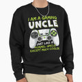 Mens Crazy Uncle Funny Uncle Gaming T-Shirt - Novelty Apparel for Adults - T-Shirt, Sweatshirt, Hoodie