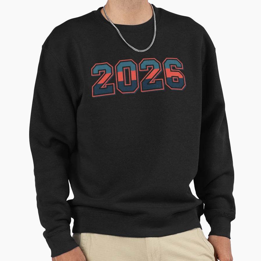 American 2026 Collegiate T-Shirt - Fun Novelty Design Unisex - T-Shirt, Sweatshirt, Hoodie