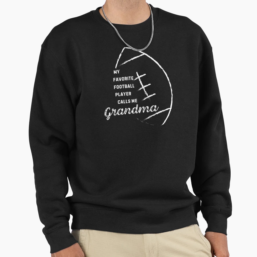 My Favorite Football Player Calls Me Sweatshirt - Minimalist Print Unisex - T-Shirt, Sweatshirt, Hoodie