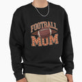 Football Mom Coquette Bow Touchdown Sweatshirt - Minimalist Print Unisex - T-Shirt, Sweatshirt, Hoodie