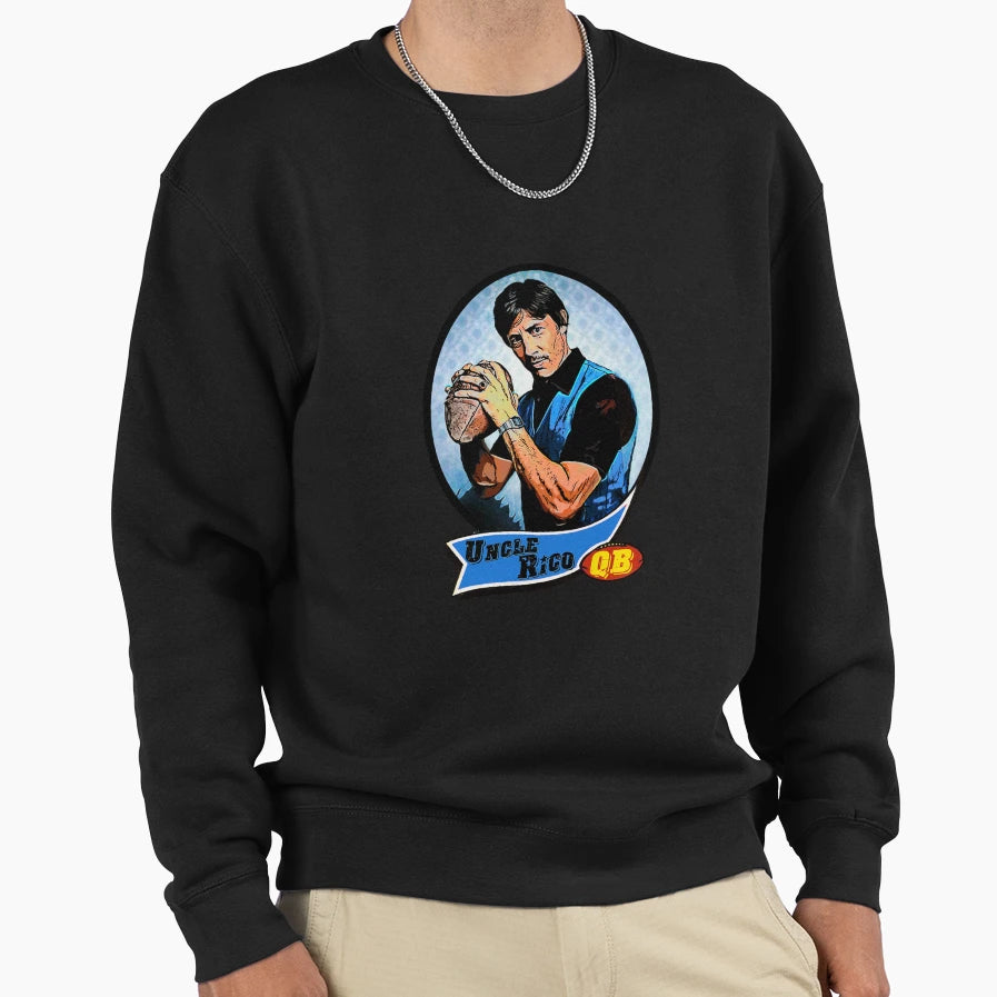Uncle Rico Football Card Sweatshirt - Streetwear Style for Adults - T-Shirt, Sweatshirt, Hoodie