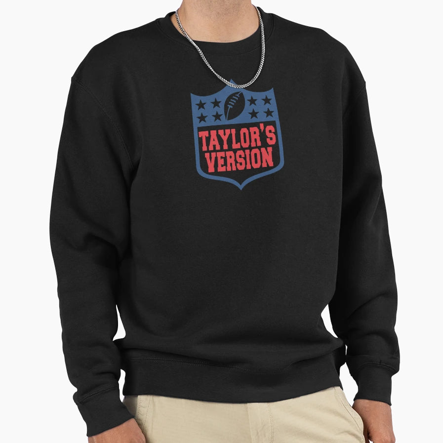 Taylors Version Football Travis And Sweatshirt - Unique Graphic Men Women - T-Shirt, Sweatshirt, Hoodie