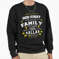 American Game God First Family Sweatshirt - Fun Novelty Design Men Women - T-Shirt, Sweatshirt, Hoodie