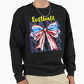 Patriotic Softball Nana Bow Sweatshirt - Graphic Print Unisex - T-Shirt, Sweatshirt, Hoodie