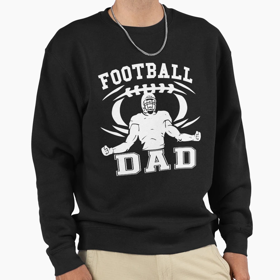 Football Dad Sweatshirt - Custom Art Print Unisex - T-Shirt, Sweatshirt, Hoodie