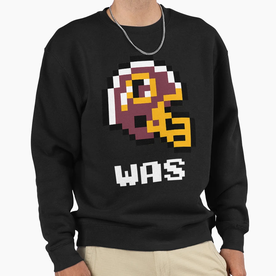 Washington Tecmo Super Bowl Sweatshirt - Trendy Graphic for Adults - T-Shirt, Sweatshirt, Hoodie