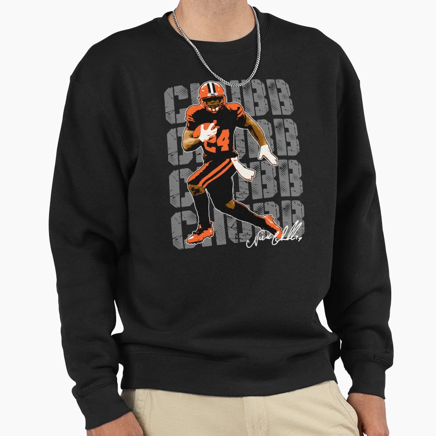 Nick Chubb Sweatshirt - Aesthetic Graphic Unisex - T-Shirt, Sweatshirt, Hoodie