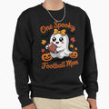 One Spooky Football Mom Halloween Sweatshirt - Novelty Apparel for Adults - T-Shirt, Sweatshirt, Hoodie