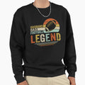 Husband Dad Football Legend Fathers Day Sweatshirt - Unique Graphic Unisex - T-Shirt, Sweatshirt, Hoodie