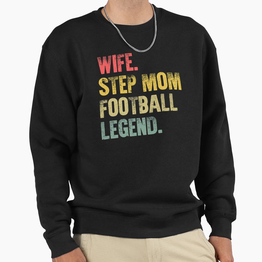 Best Mother Funny Gift Wife Step Mom T-Shirt - Trendy Graphic for Adults - T-Shirt, Sweatshirt, Hoodie