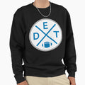 Detroit Football Emblem Det Pride Sweatshirt - Custom Art Print for Adults - T-Shirt, Sweatshirt, Hoodie