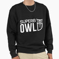 Superb Owl Logotype Owl Bird Sweatshirt - Trendy Graphic Men Women - T-Shirt, Sweatshirt, Hoodie