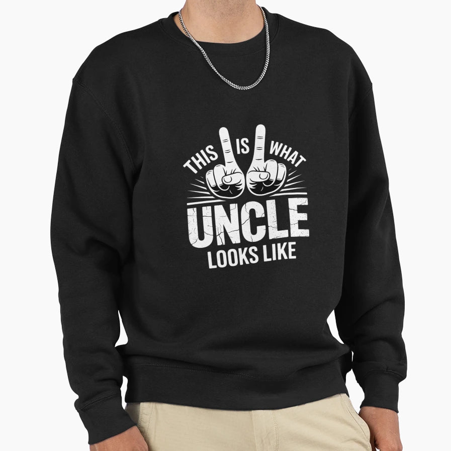 Worlds Greatest Uncle Best Uncle Sweatshirt - Fun Novelty Design Unisex - T-Shirt, Sweatshirt, Hoodie